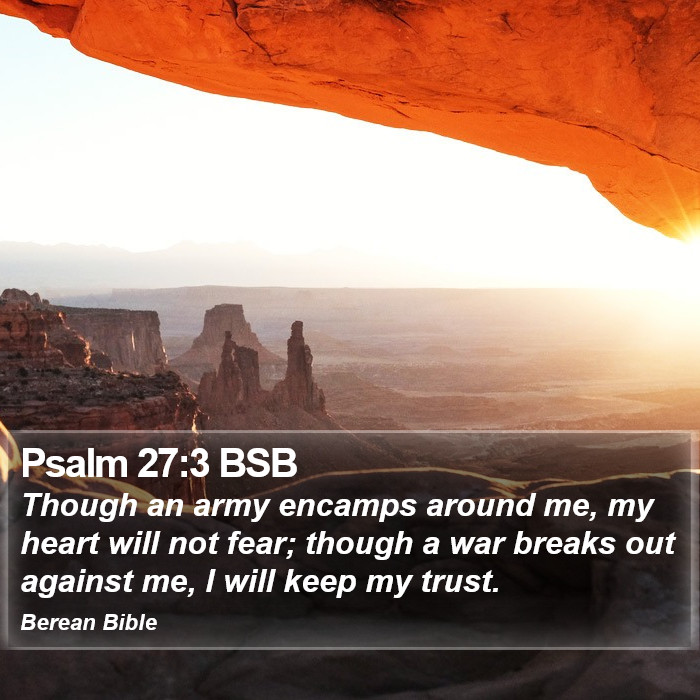 Psalms 27:3 BSB Bible Study