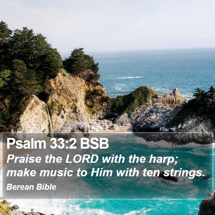 Psalms 33:2 BSB Bible Study