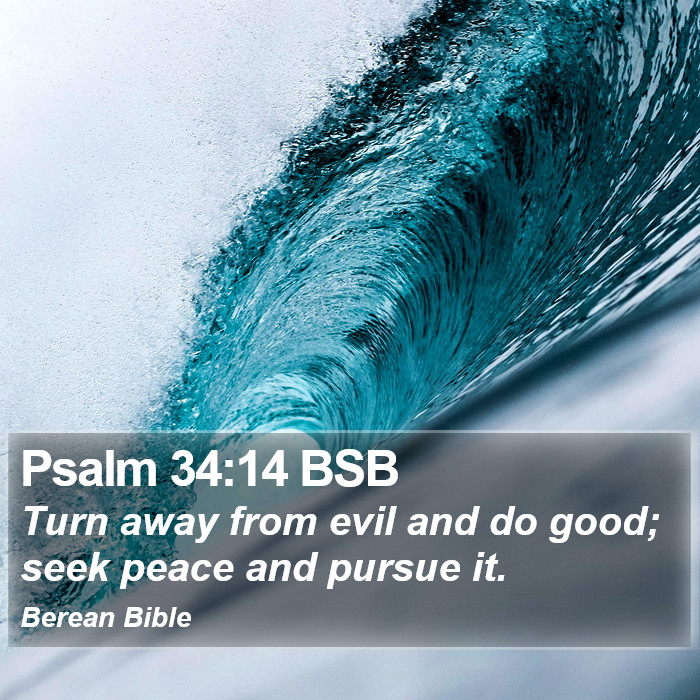 Psalms 34:14 BSB Bible Study