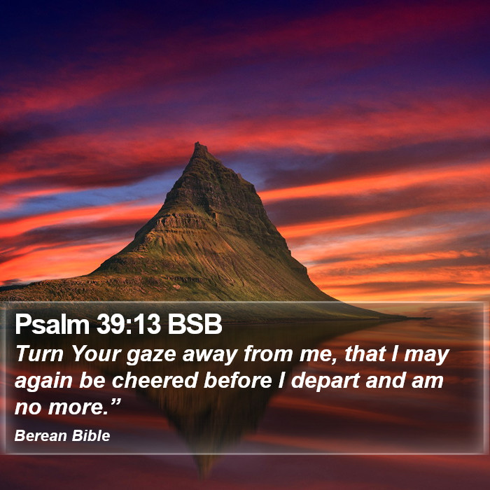 Psalms 39:13 BSB Bible Study