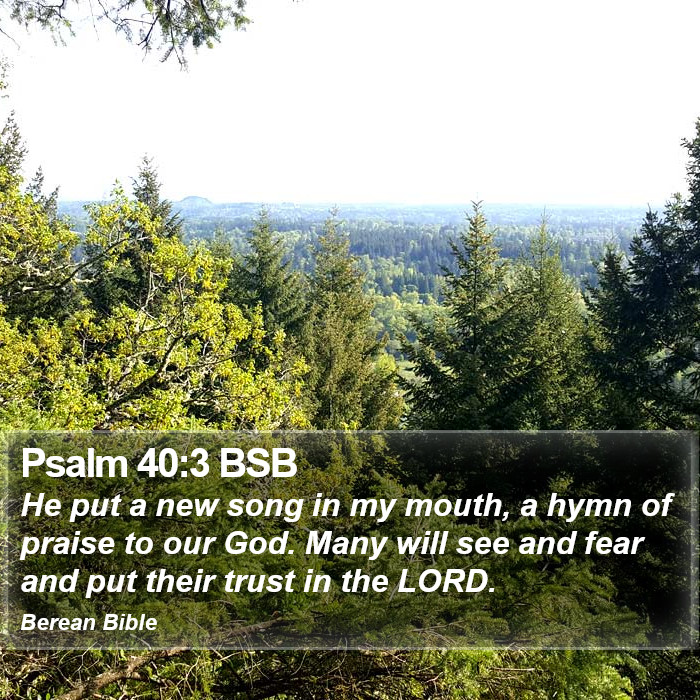 Psalms 40:3 BSB Bible Study