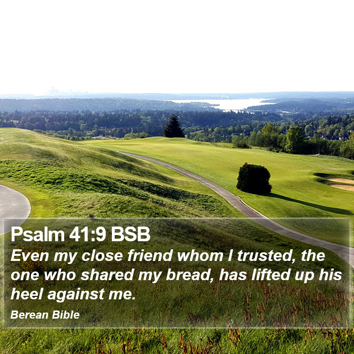 Psalms 41:9 BSB Bible Study