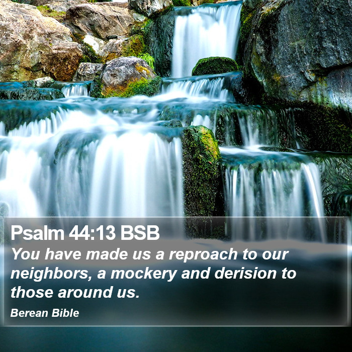 Psalms 44:13 BSB Bible Study