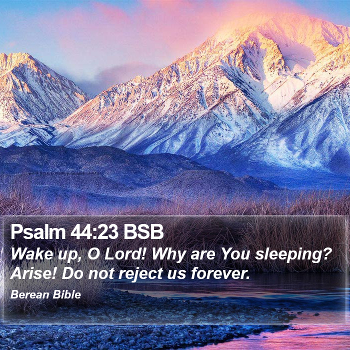 Psalms 44:23 BSB Bible Study