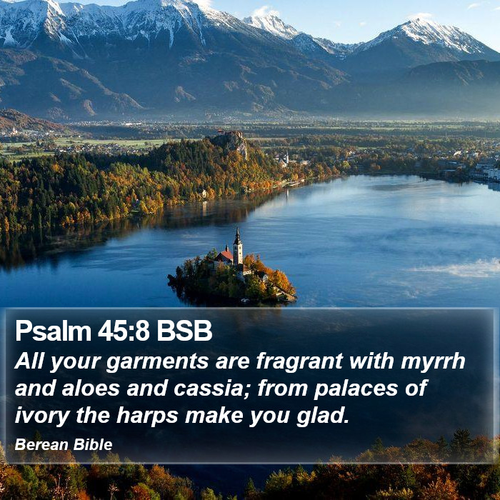 Psalms 45:8 BSB Bible Study