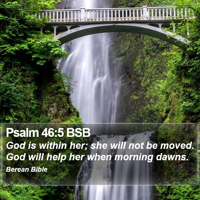 Psalms 46:5 BSB Bible Study