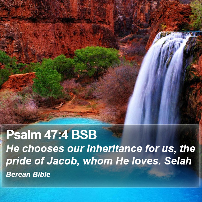 Psalms 47:4 BSB Bible Study