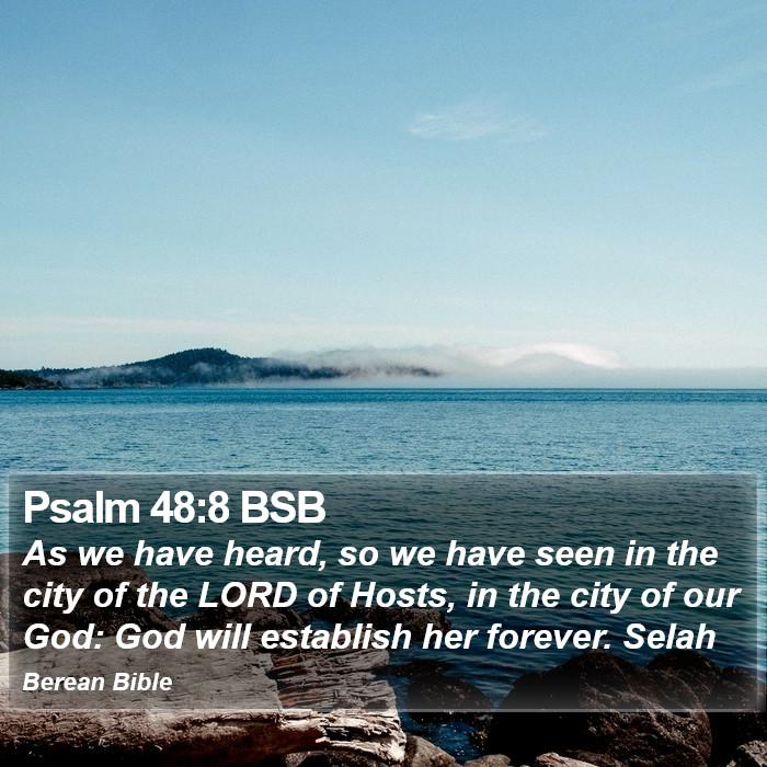 Psalms 48:8 BSB Bible Study