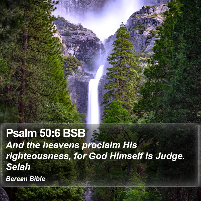 Psalms 50:6 BSB Bible Study