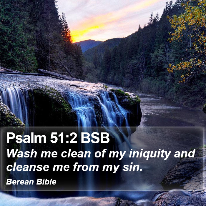 Psalms 51:2 BSB Bible Study