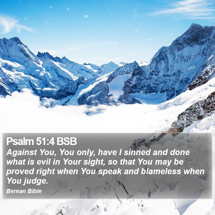 Psalms 51:4 BSB Bible Study