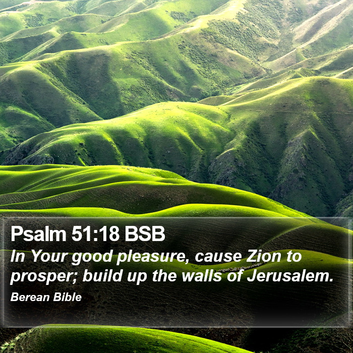 Psalms 51:18 BSB Bible Study