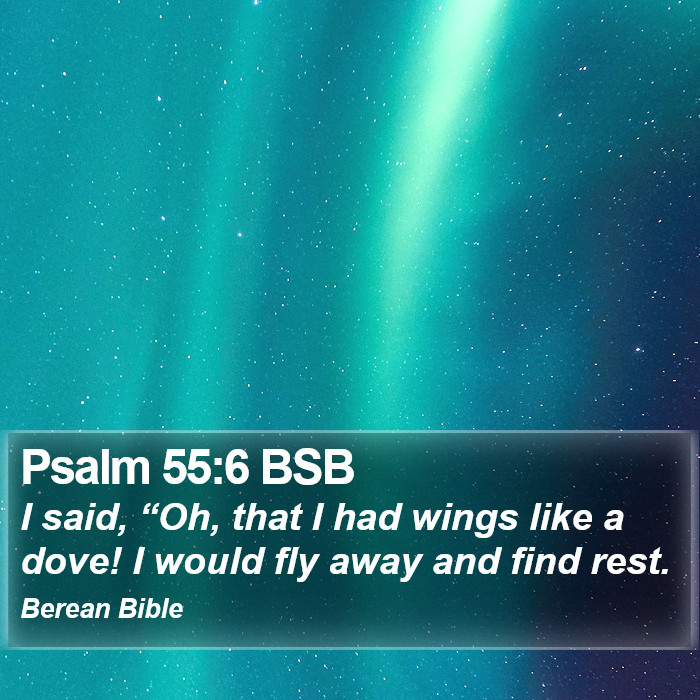 Psalms 55:6 BSB Bible Study