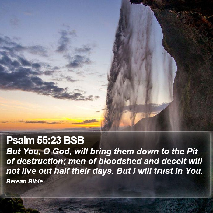 Psalms 55:23 BSB Bible Study