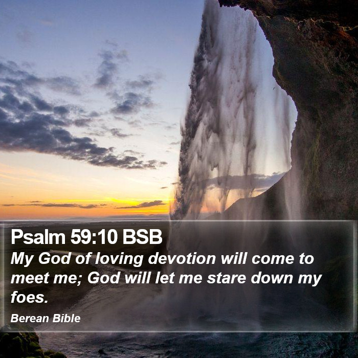 Psalms 59:10 BSB Bible Study