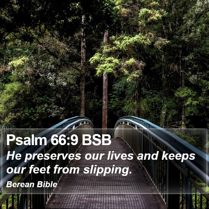 Psalms 66:9 BSB Bible Study