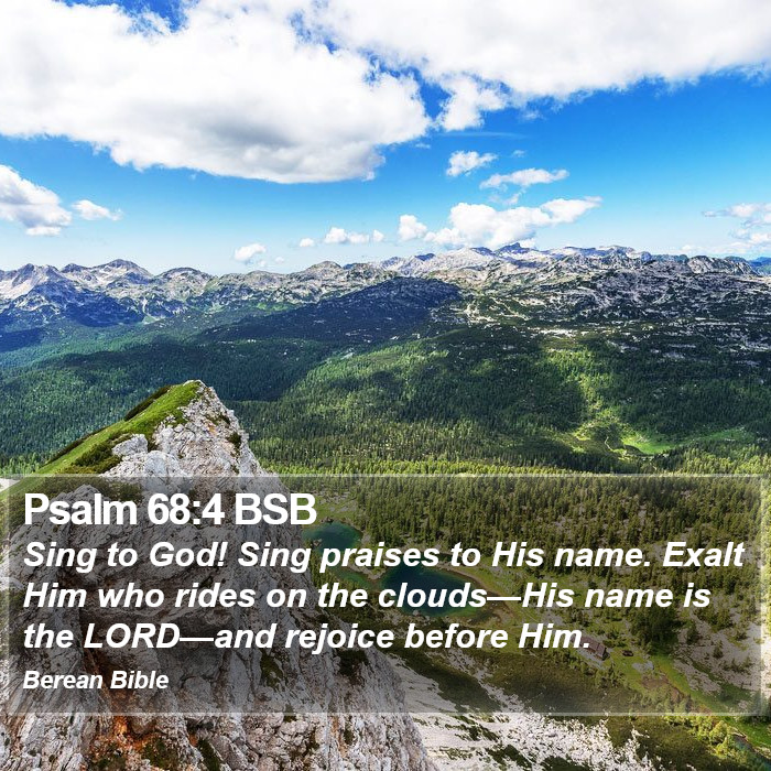 Psalms 68:4 BSB Bible Study