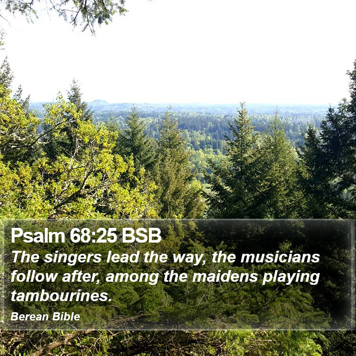 Psalms 68:25 BSB Bible Study