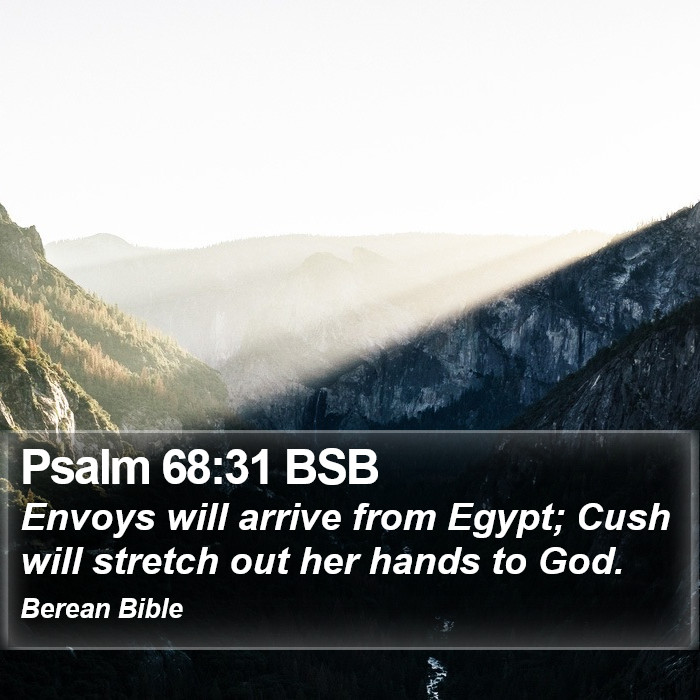 Psalms 68:31 BSB Bible Study