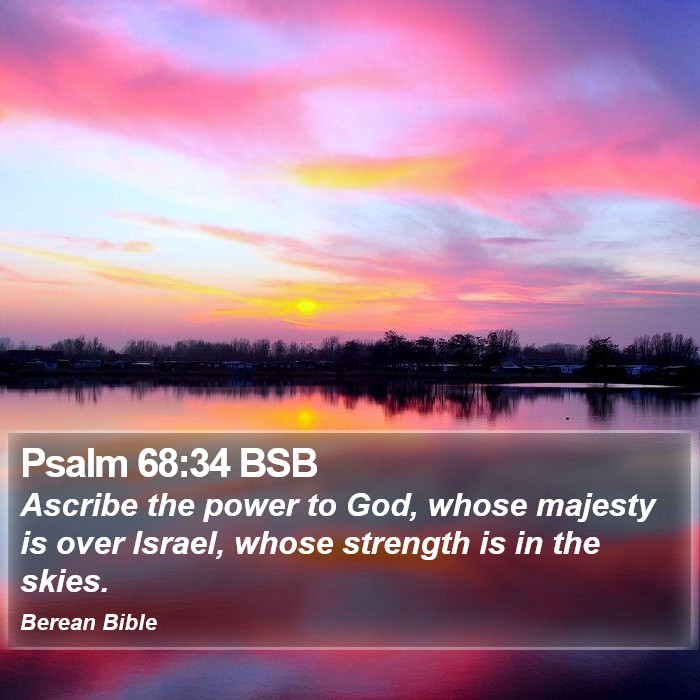 Psalms 68:34 BSB Bible Study