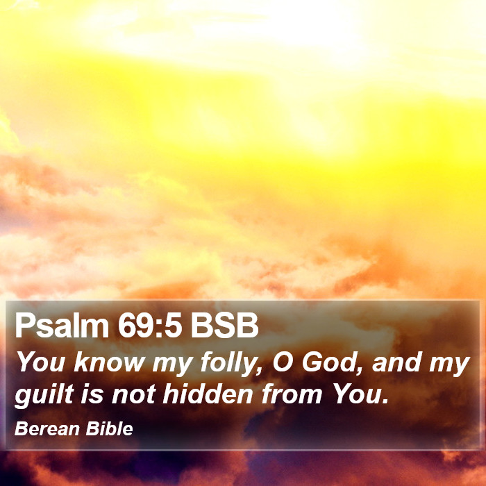 Psalms 69:5 BSB Bible Study