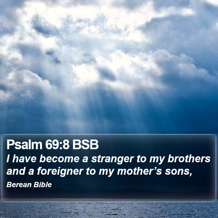 Psalms 69:8 BSB Bible Study