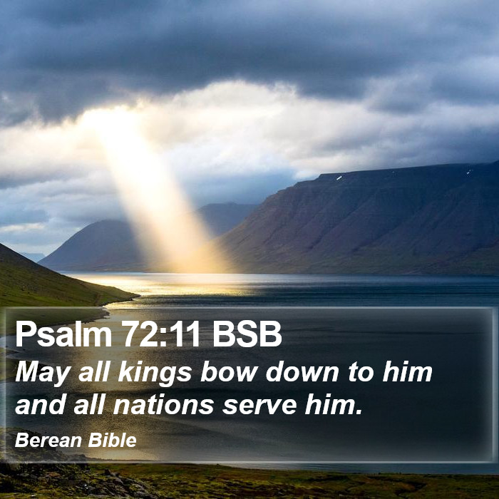 Psalms 72:11 BSB Bible Study