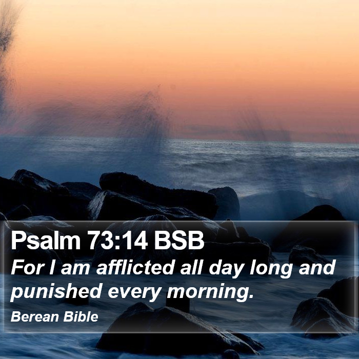 Psalms 73:14 BSB Bible Study