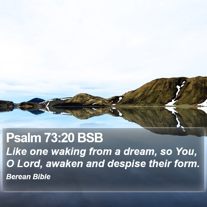 Psalms 73:20 BSB Bible Study