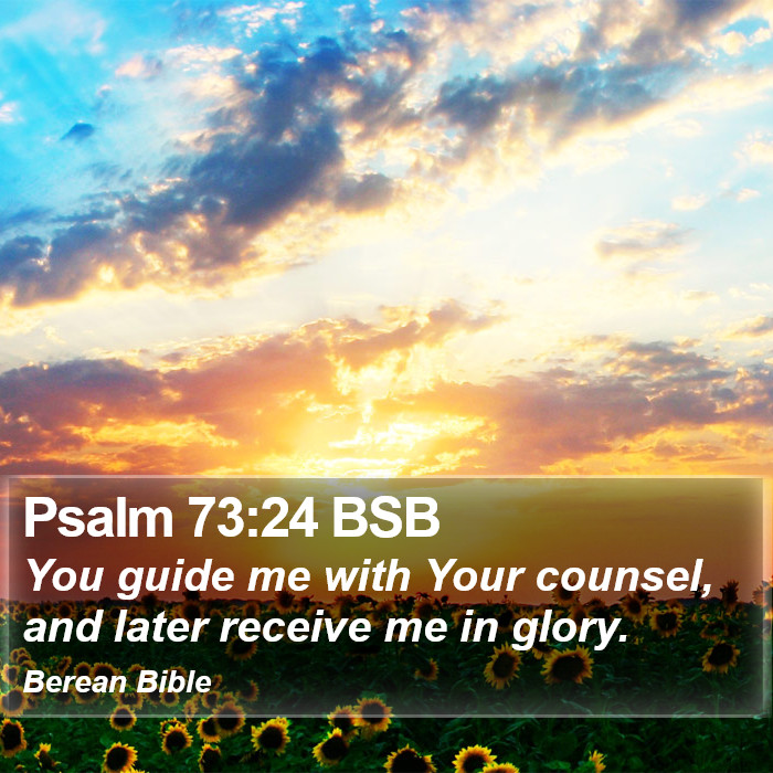 Psalms 73:24 BSB Bible Study