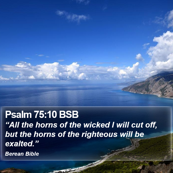 Psalms 75:10 BSB Bible Study