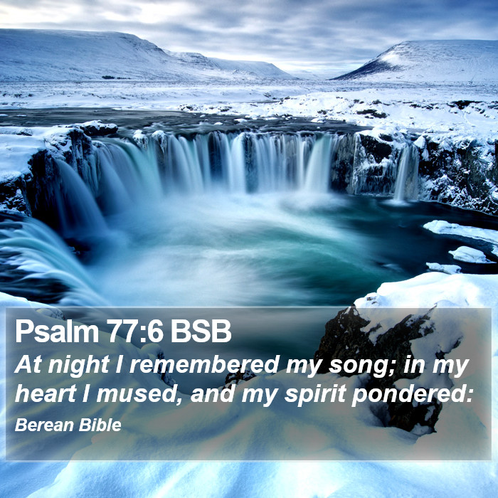 Psalms 77:6 BSB Bible Study