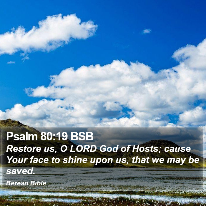 Psalms 80:19 BSB Bible Study