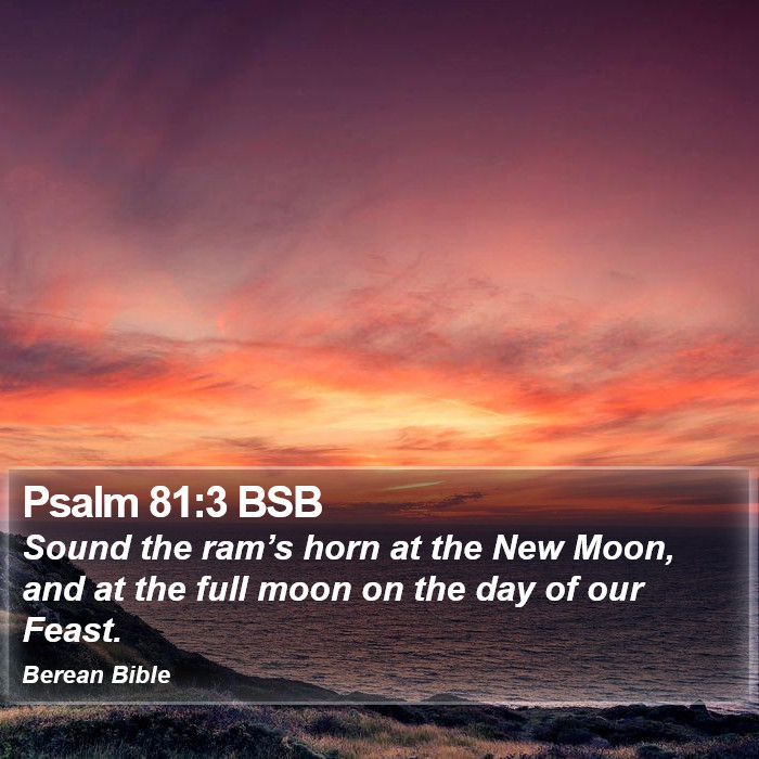 Psalms 81:3 BSB Bible Study