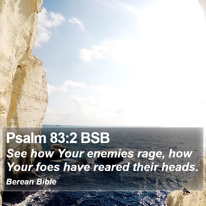 Psalms 83:2 BSB Bible Study