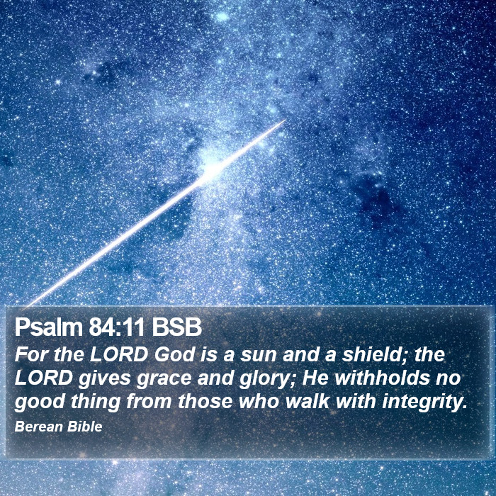 Psalms 84:11 BSB Bible Study