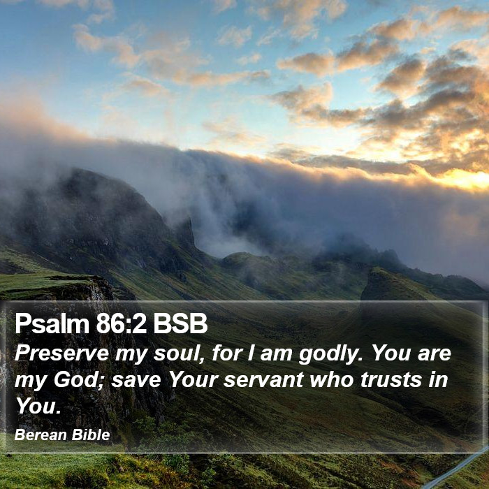 Psalms 86:2 BSB Bible Study