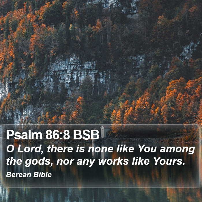 Psalms 86:8 BSB Bible Study