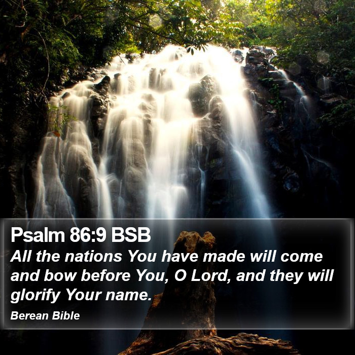 Psalms 86:9 BSB Bible Study