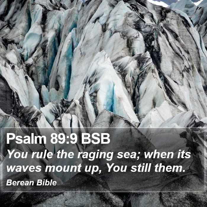 Psalms 89:9 BSB Bible Study