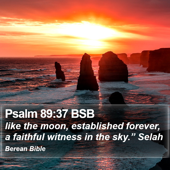 Psalms 89:37 BSB Bible Study