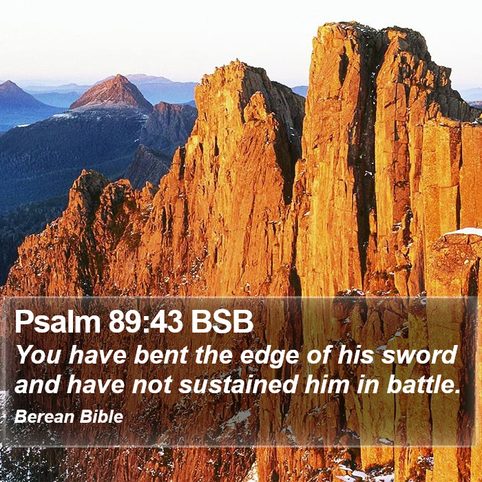 Psalms 89:43 BSB Bible Study