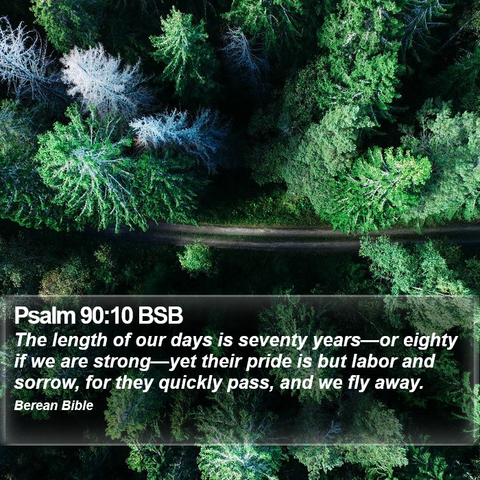 Psalms 90:10 BSB Bible Study