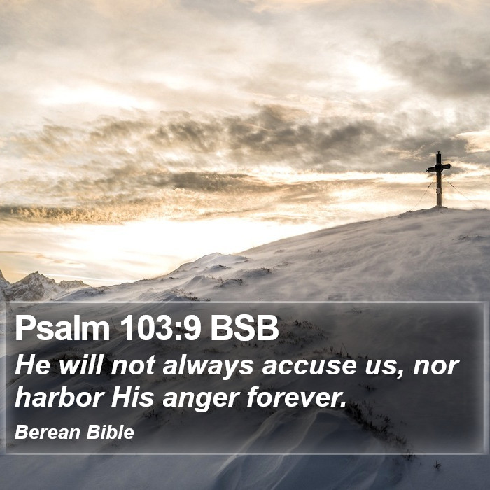 Psalms 103:9 BSB Bible Study