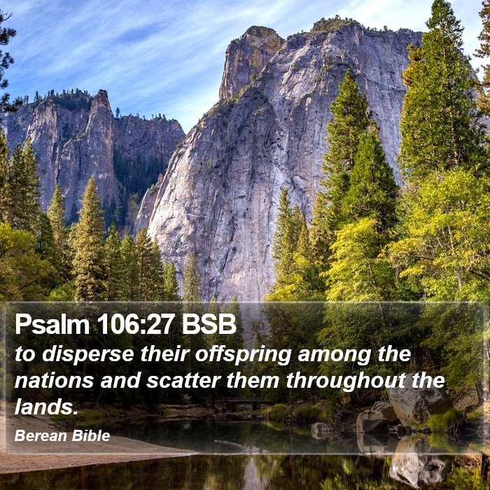 Psalms 106:27 BSB Bible Study