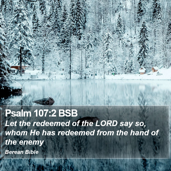 Psalms 107:2 BSB Bible Study