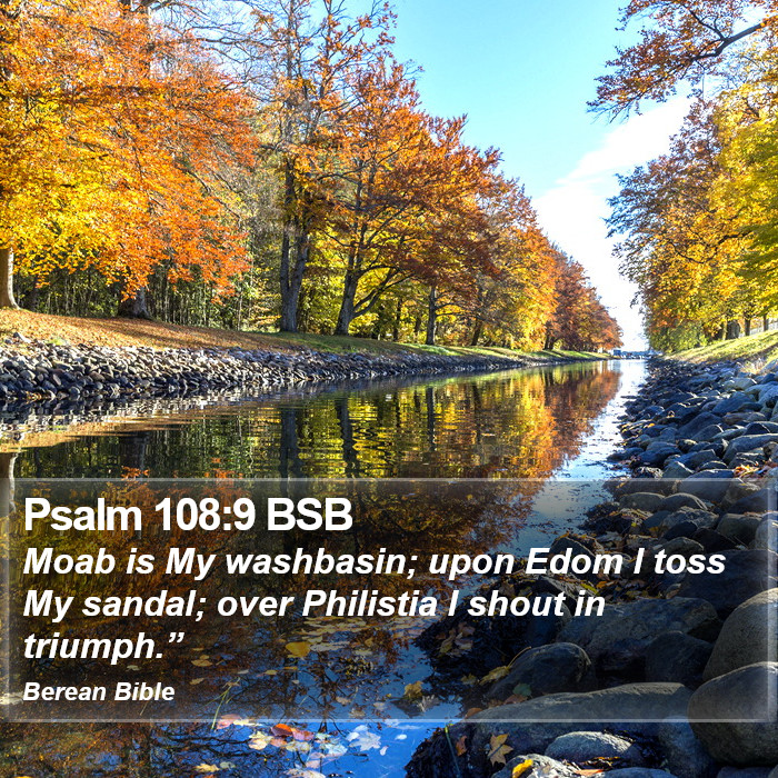 Psalms 108:9 BSB Bible Study