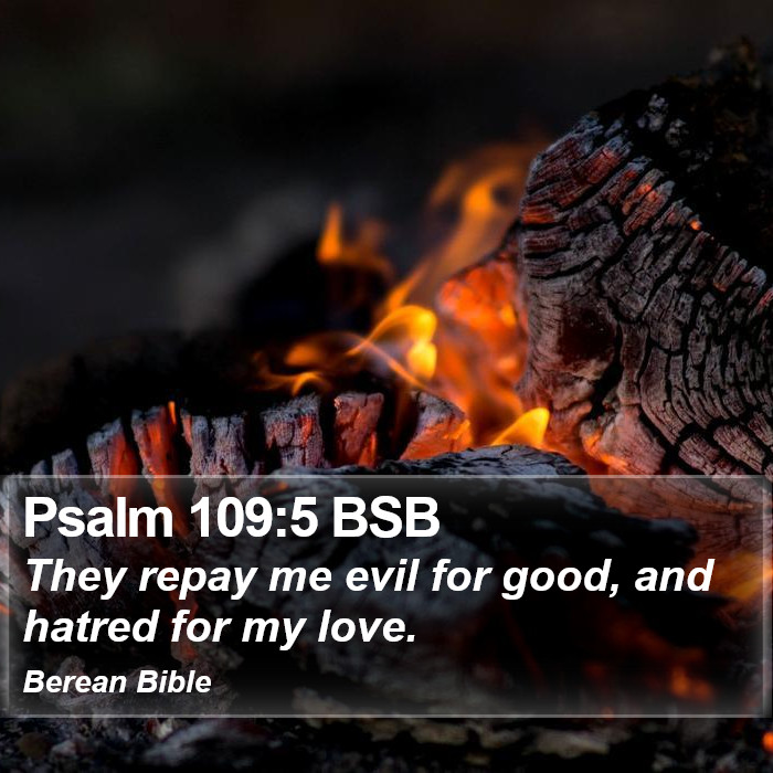 Psalms 109:5 BSB Bible Study