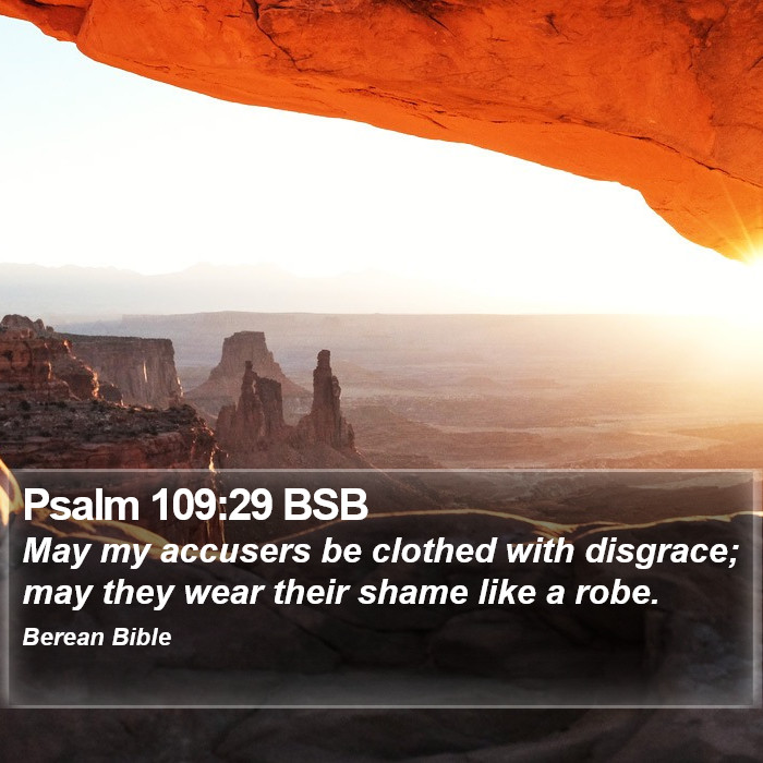 Psalms 109:29 BSB Bible Study