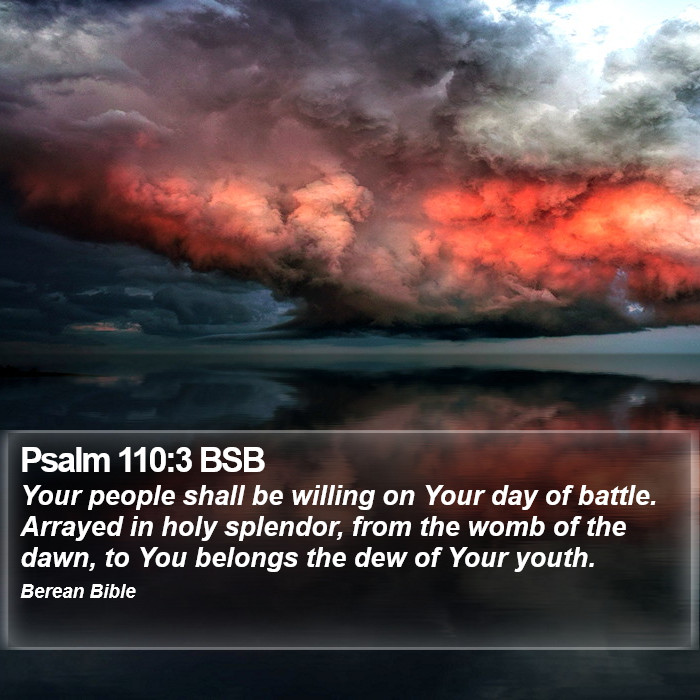 Psalms 110:3 BSB Bible Study